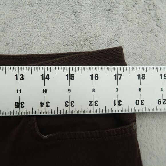 Gloria Vanderbilt Jeans Women's 16P Brown Amanda High-Rise Straight 25" Inseam - Picture 3 of 16